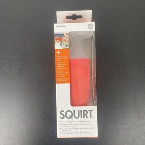 Boon Squirt Silicone Baby Food Dispensing Spoon Dishwasher Safe Pink New In Box